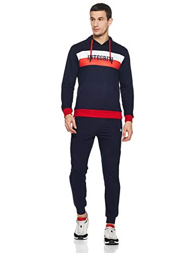 Integriti Men’S Track Suit (Int-Ts-202-F_Navy_S)