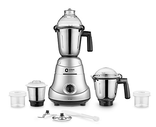 Orient Electric Miracle Mgmr75S3 750 Watts High Performance Motor With 3 Jars And 2 Storage Jars (Grey)