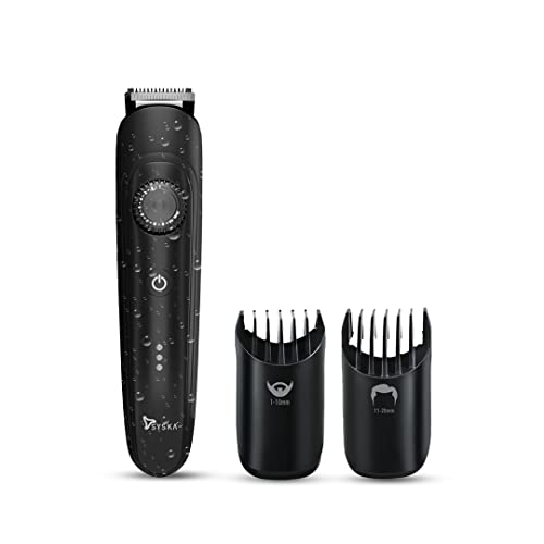 Syska Ht900 Beardpro Corded & Cordless Trimmer With Fast Charge, 120 Min Runtime, 40 Length Settings (Black)