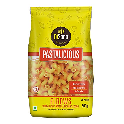 Disano Pastalicious 100% Durum Wheat Macroni Pasta, Elbow, 500 Grams