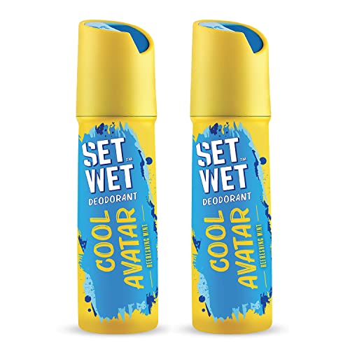 Set Wet Cool Avatar Deodorant & Body Spray Perfume For Men, 150 Ml (Pack Of 2)