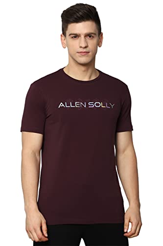 Allen Solly Men’S Fitted T-Shirt (Aykccusgfq56167_Brown M)