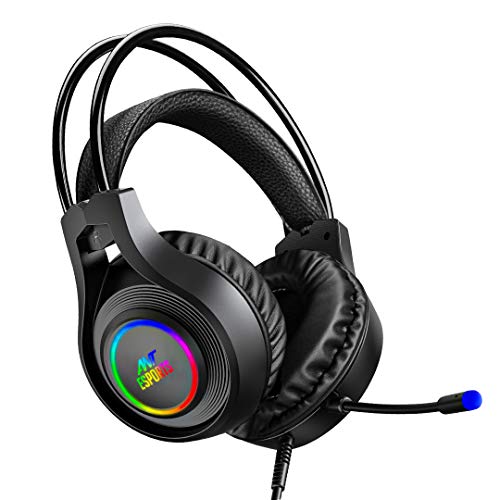 Ant Esports H570 7.1 Wired Over Ear Headphones With Mic (Black)