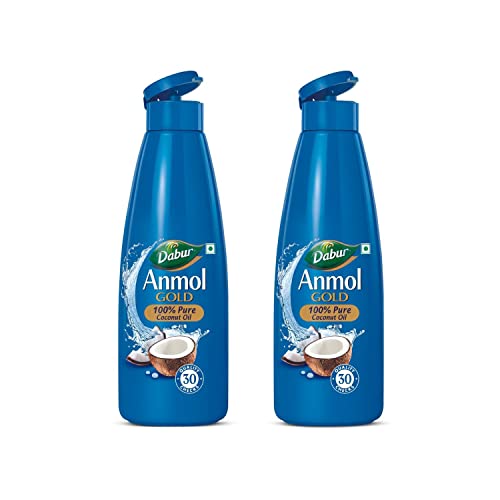 Dabur Anmol Gold Coconut Hair Oil 600Ml (Pack Of 2)