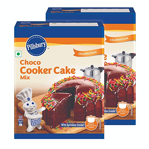 Pillsbury Cooker Cake Mix, Choco, 159 Gm X Pack Of 2, 318 Gm