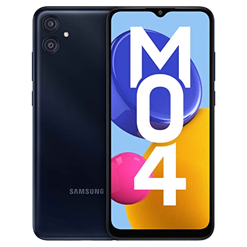 Samsung Galaxy M04 Dark Blue, 4Gb Ram, 64Gb Storage | Upto 8Gb Ram With Ram Plus | Mediatek Helio P35 | 5000 Mah Battery