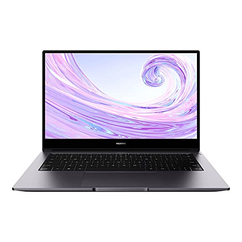 Huawei Matebook D 14 Laptop, Full View 1080P Fhd Ultrabook Pc- (Intel Core I5-10210U, Multi-Screen Collaboration, Fingerprint Reader, 8 Gb Ram, 512 Gb Ssd, Windows 10 Home,Microsoft365(6Months)), Gray