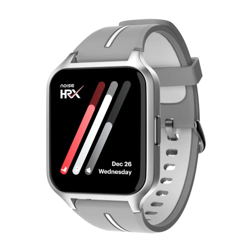 Noise Designed Hrx X-Fit 1 Smart Watch With 1.52″(3.9Cm) Ips Truview Display, Best In Class Resolution, Spo2, Stress, 24 * 7 Heart Rate Monitor & 10 Day Battery (Silver Grey)