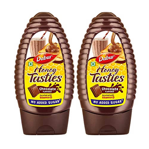 Dabur Honey Tasties (Chocolate) – 400G (Pack Of 2, 200G Each) | Enriched With Vitamin D | Source Of Nutrition | No Added Sugar