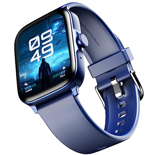 Boat Ultima Call Smart Watch With 1.83″ Hd Display,Advanced Bt Calling,Diy Watch Face Studio, Coins,700+Active Modes,10 Days Battery Life,Hr&Spo2 Monitor,Energy&Sleep Score(Deep Blue)