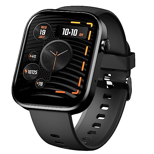 Boat Wave Call 2 Smart Watch With 1.83″ Hd Display, Advanced Bt Calling, Diy Watch Face Studio, Coins, 700+Active Modes, Live Cricket Scores, Hr&Spo2 And Sleep Monitoring(Active Black)
